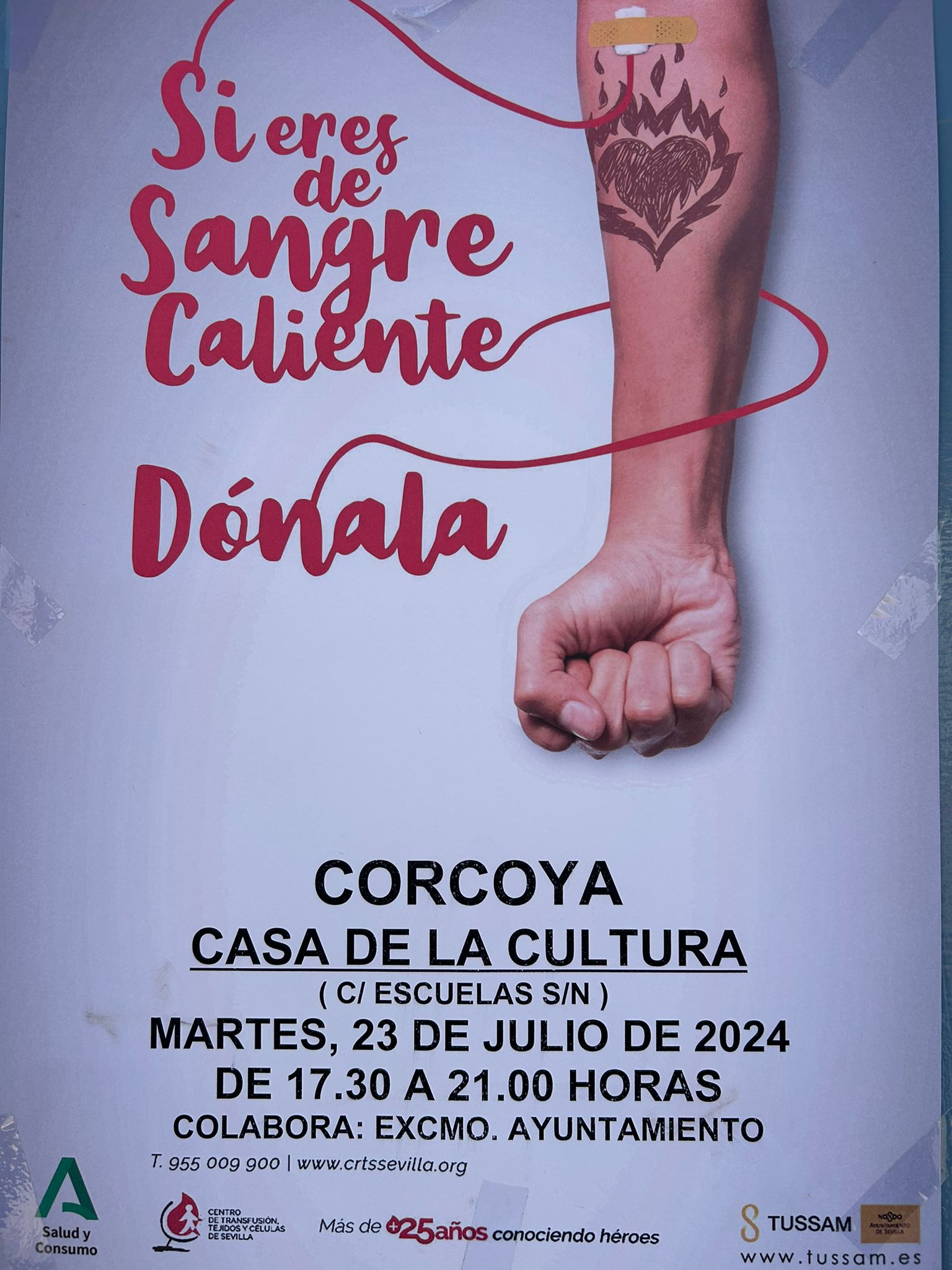 DONACIÓN SANGRE CORCOYA 23 JULIO