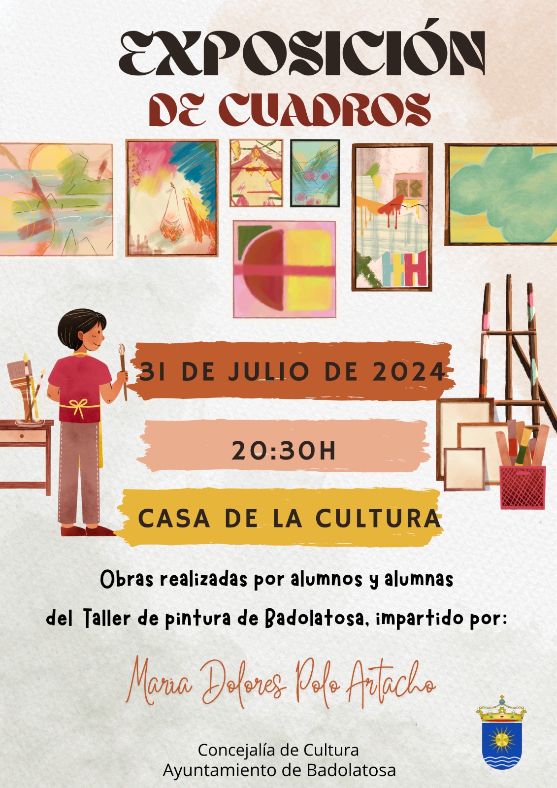 EXPOSICIÓN CUADROS JULIO