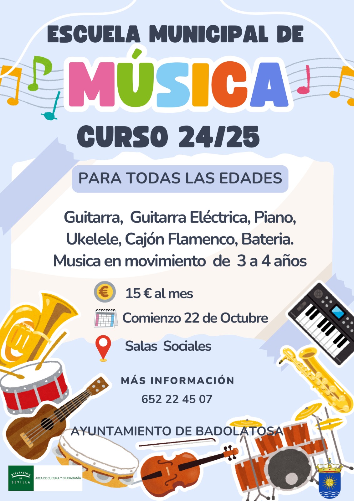 INSCRIPCIONES ESCUELA MUSICA 24-25