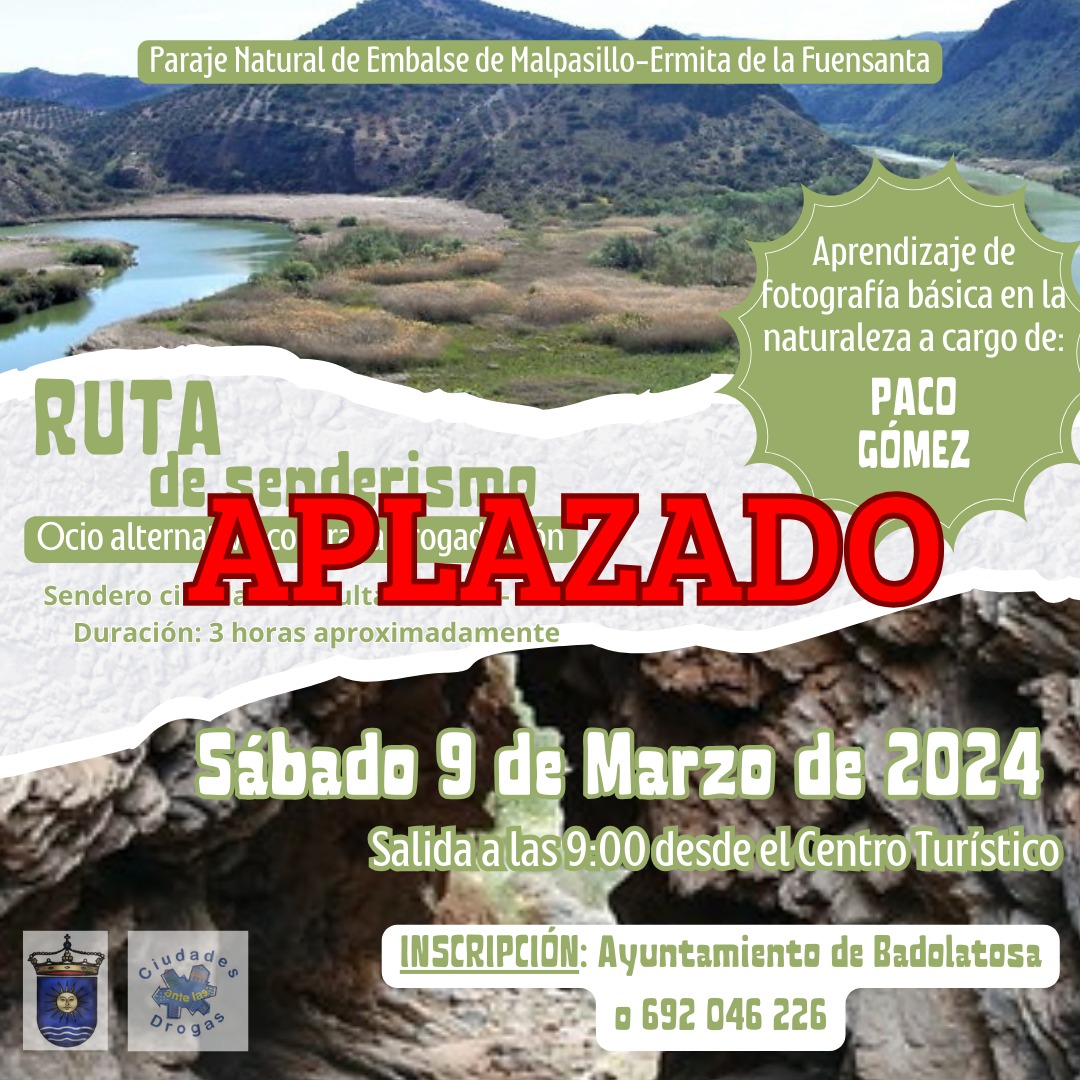 aplazada ruta 9 marzo badolatosa