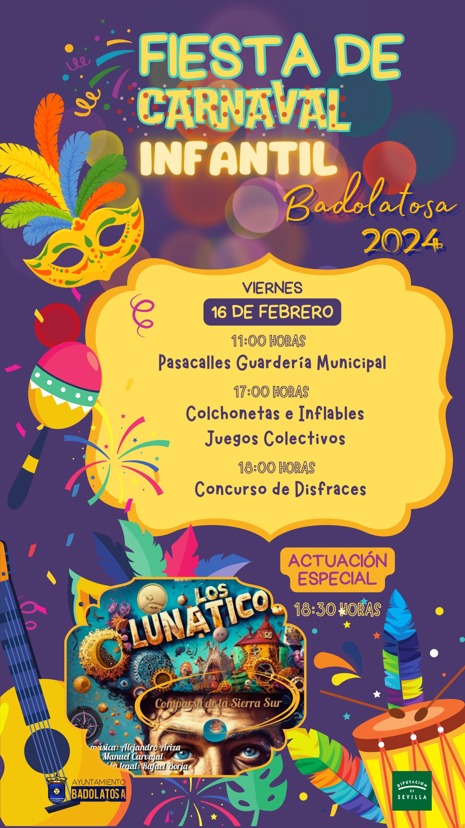 badolatosa fiesta carnaval infantil