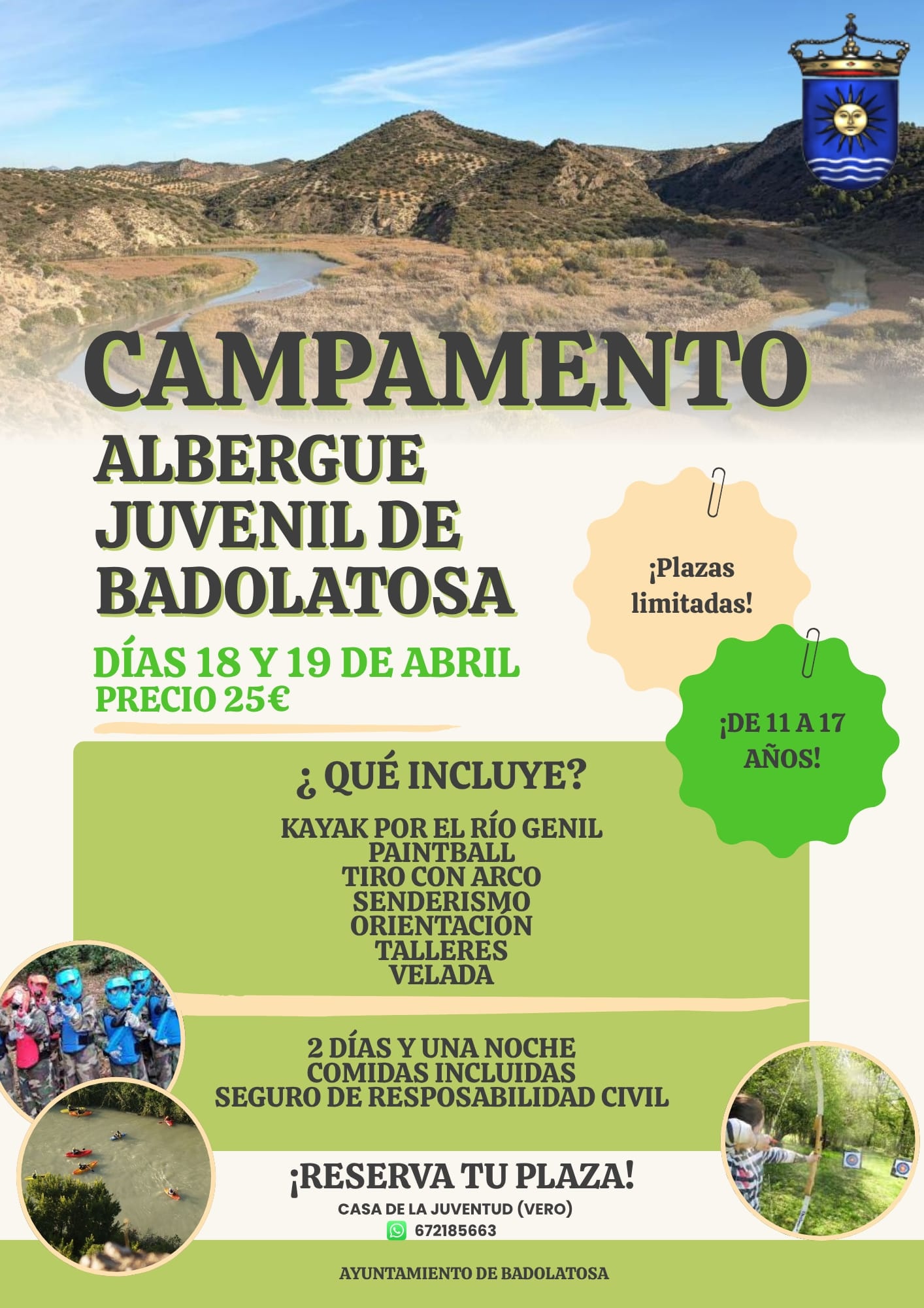 campamento albergue juvenil badolatosa