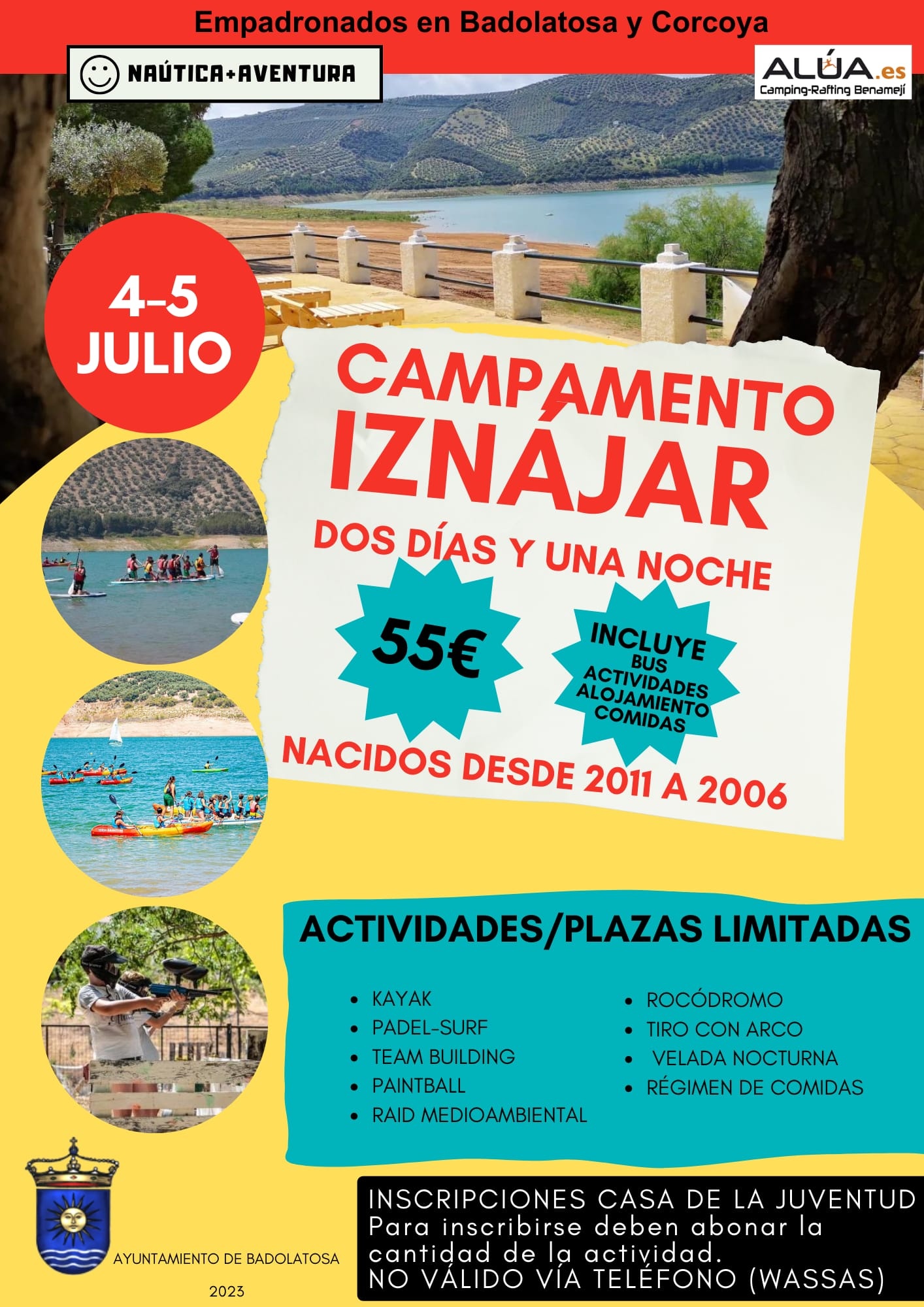 campamento iznajar