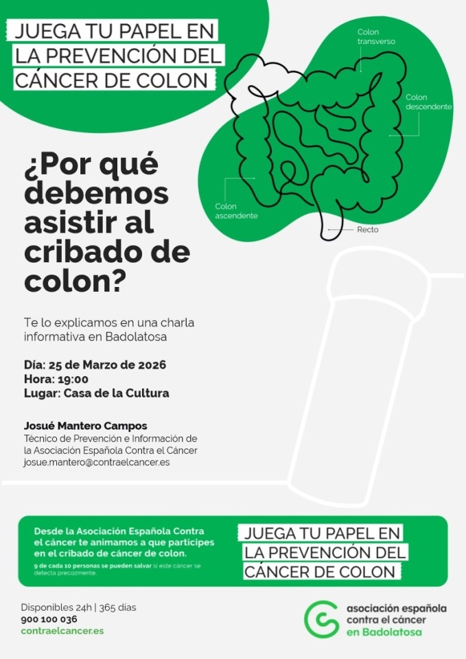 cartel charla cancer colon