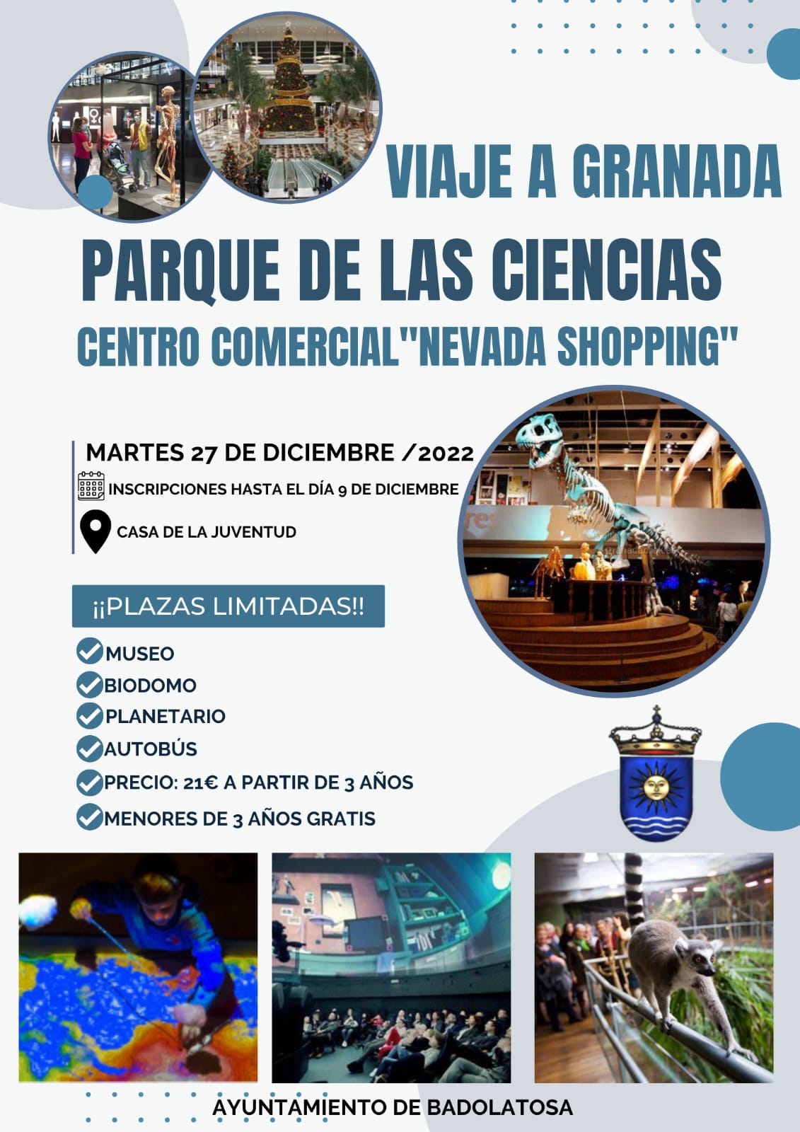 cartel viaje parque de las ciencias