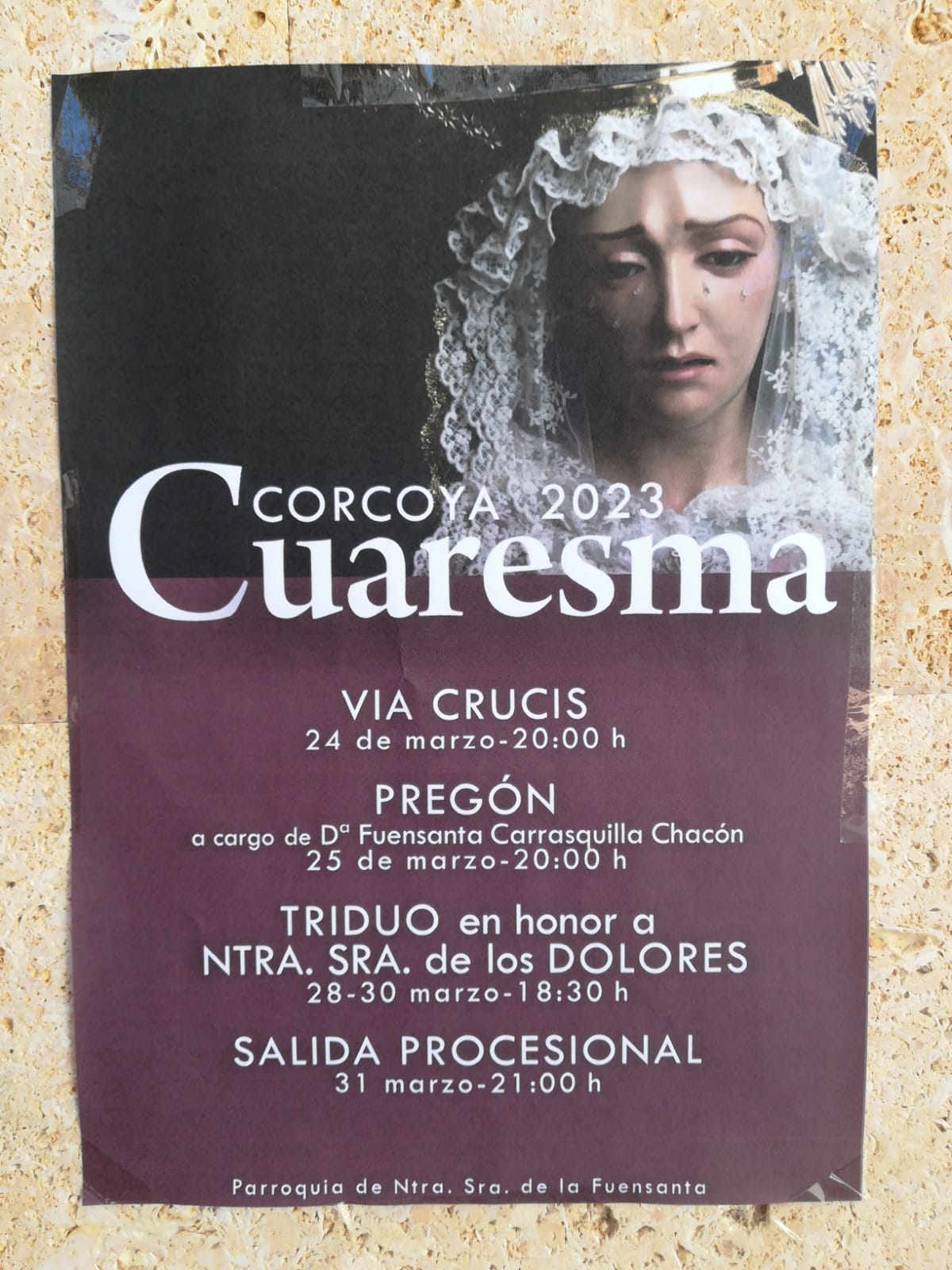cuaresma corcoya