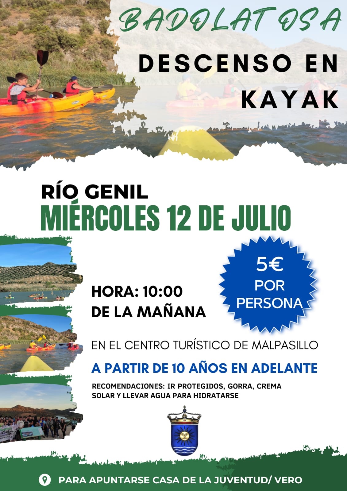 dencenso kayak 12 julio