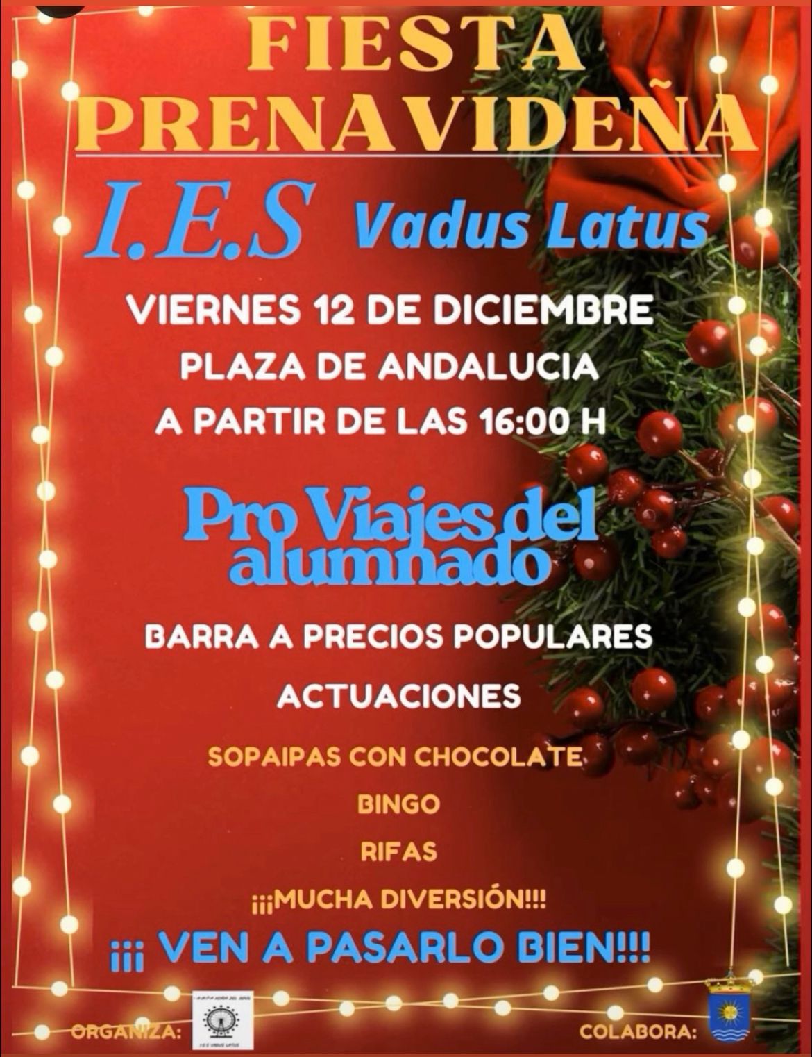 fiesta prenavideña ies vadus latus