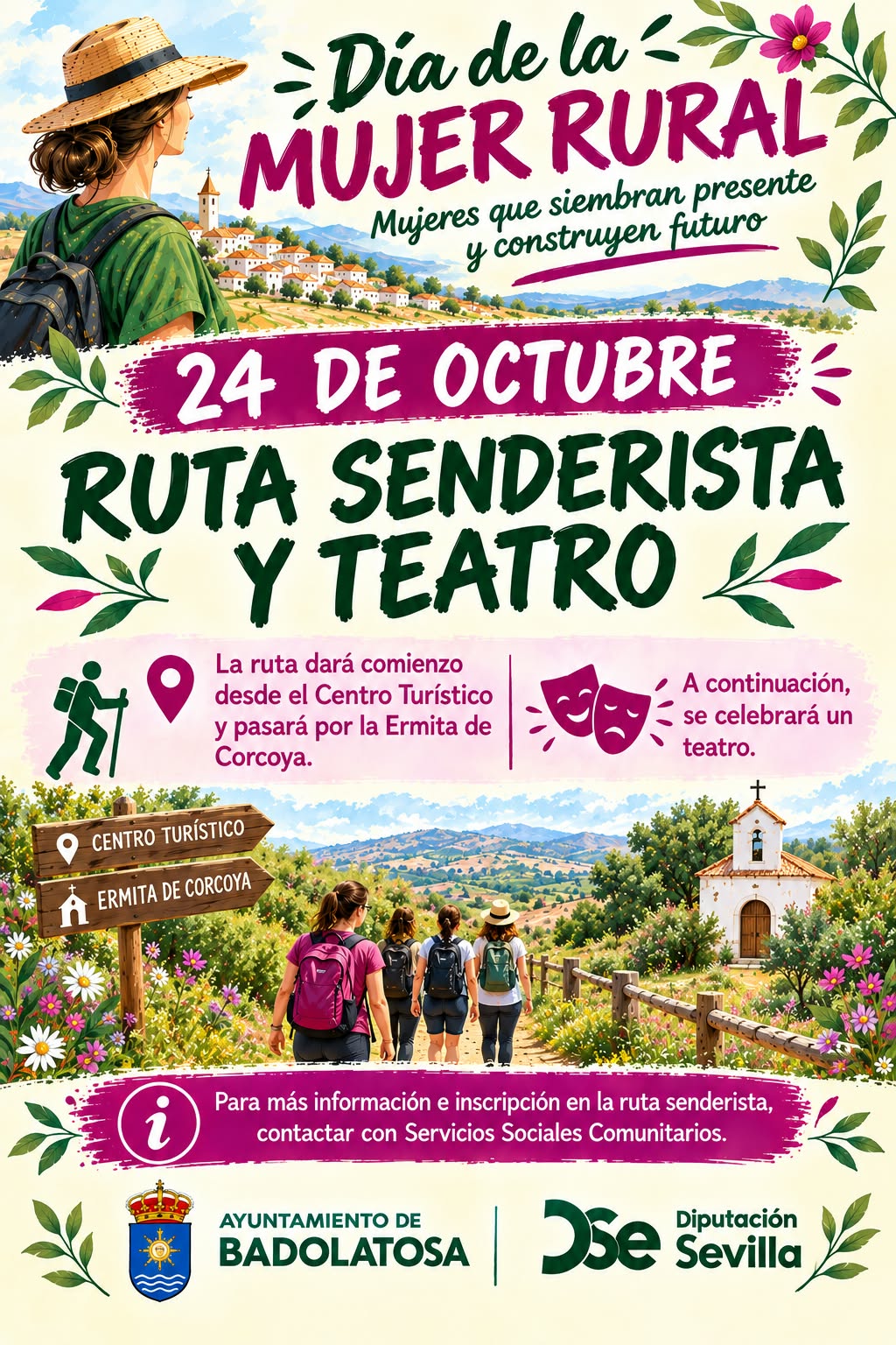 ruta senderista y teatro bado 24 octubre