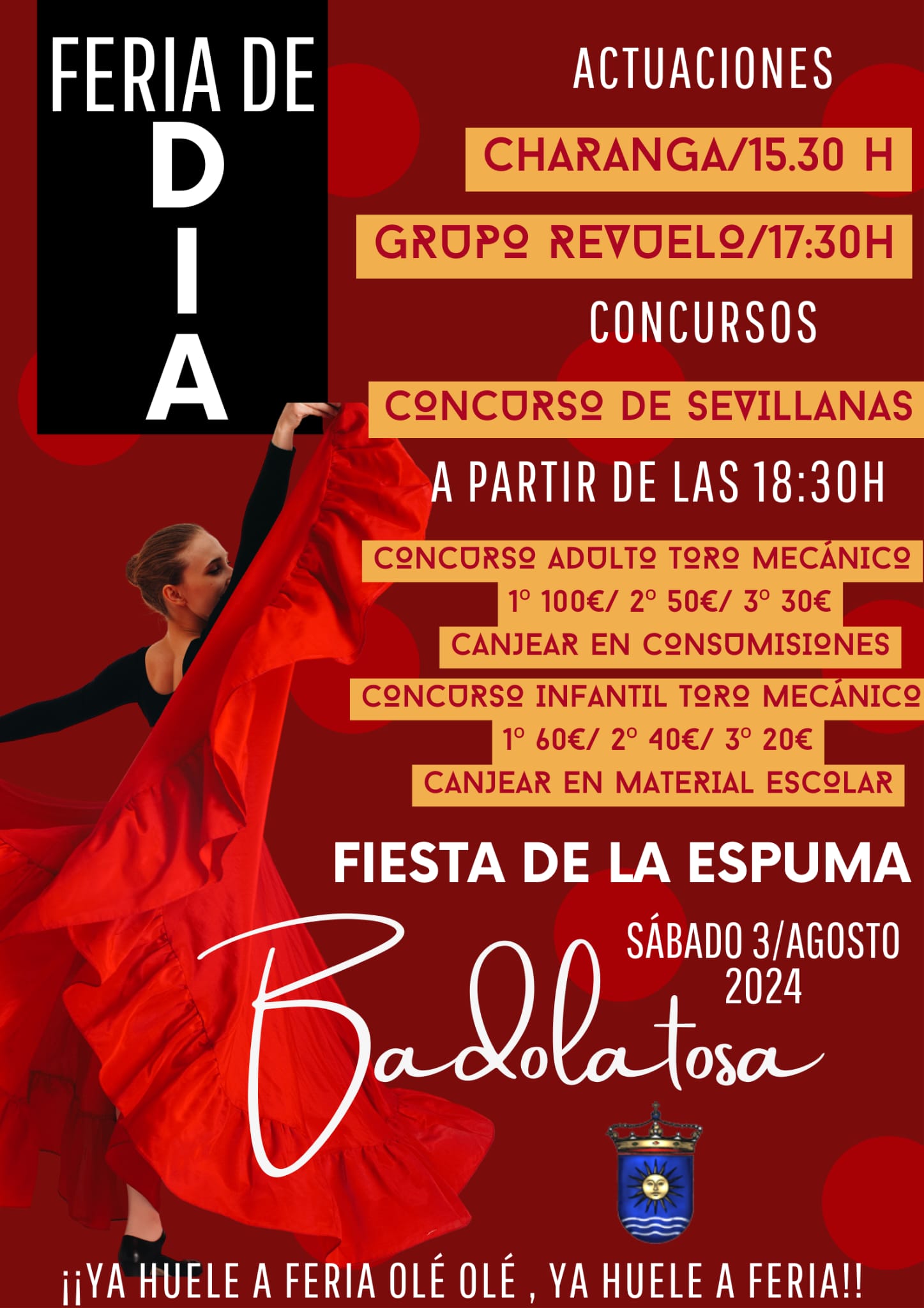 sabado 3 AGOSTO FERIA DIA