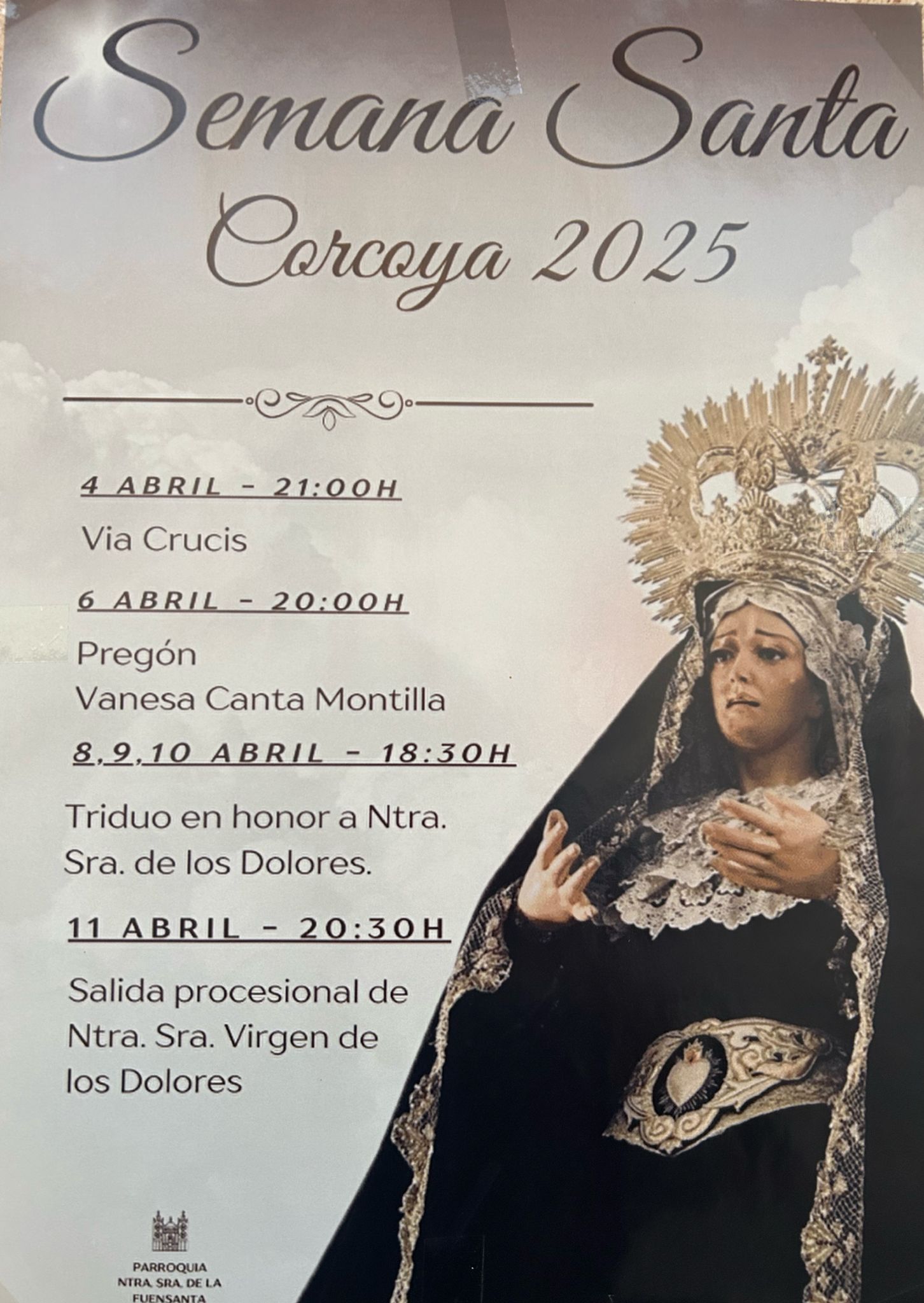 semana sanra corcoya