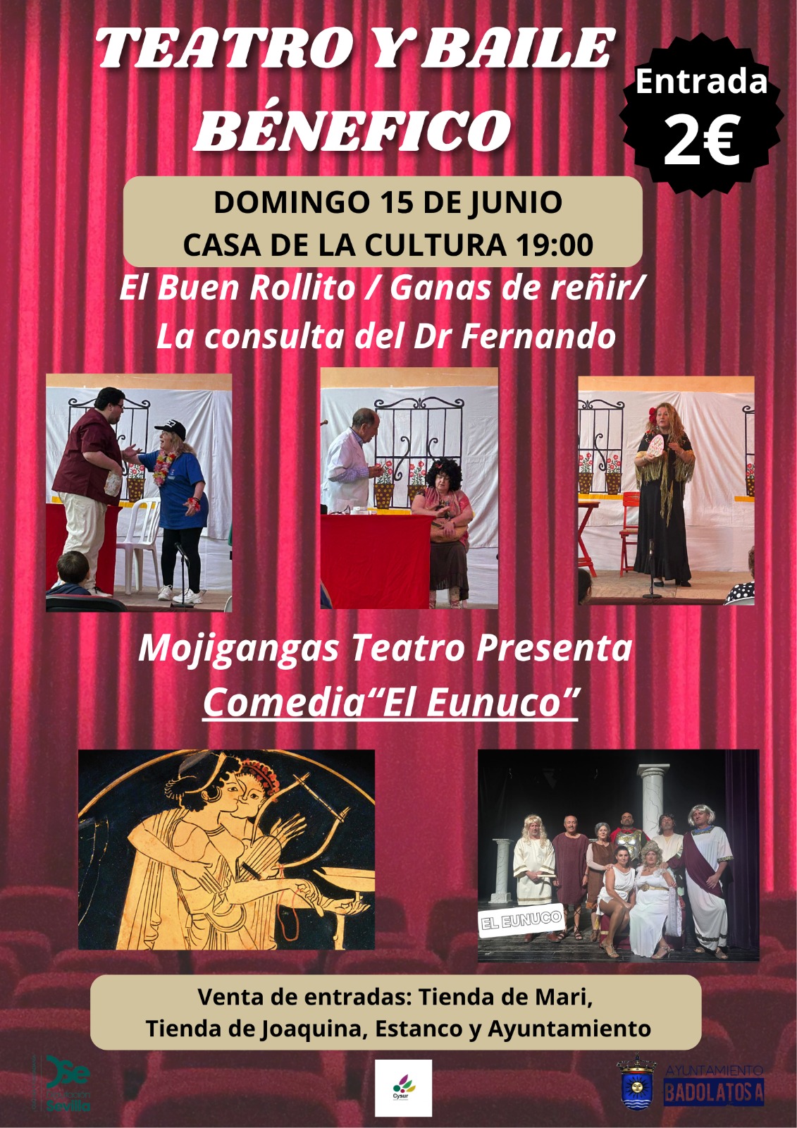 teatro y baile benefico badolatosa