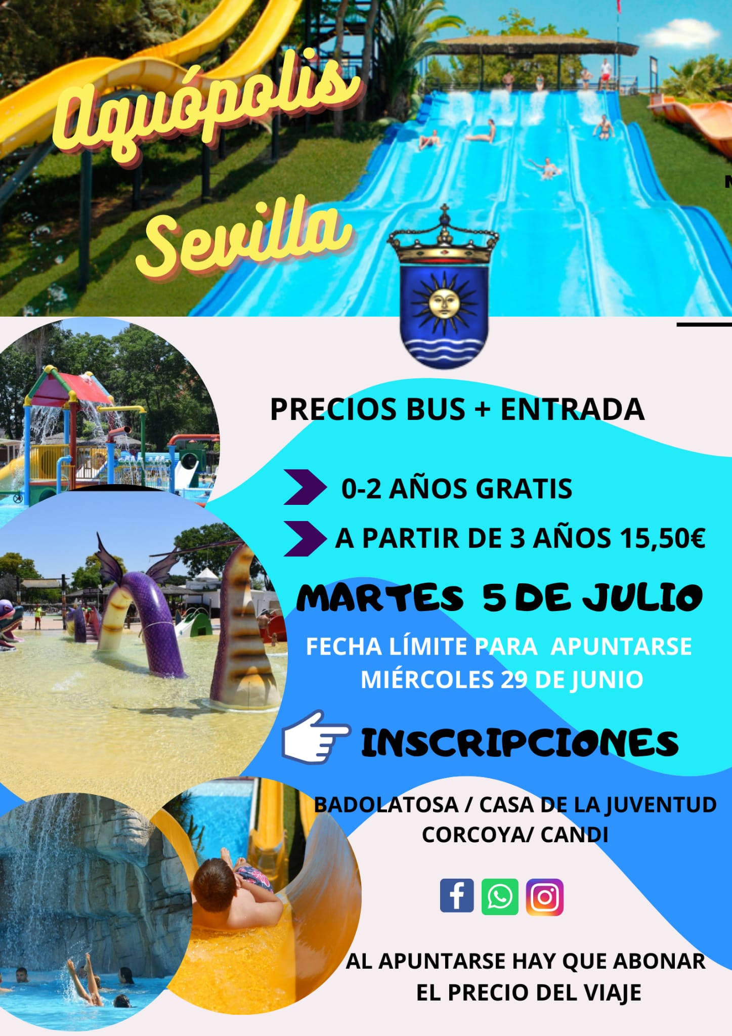 viaje a aquoplois 5 julio