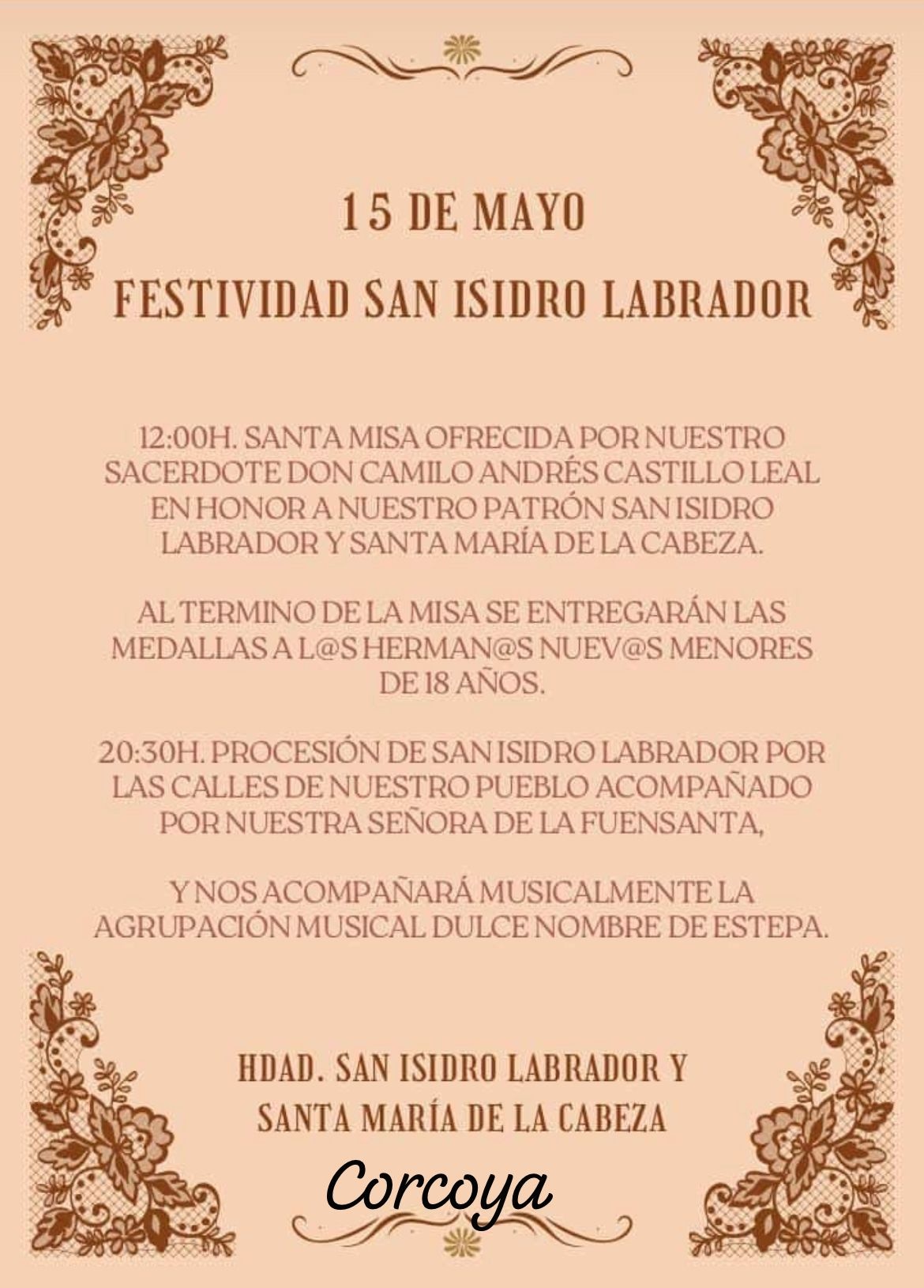 15 mayo san isidro