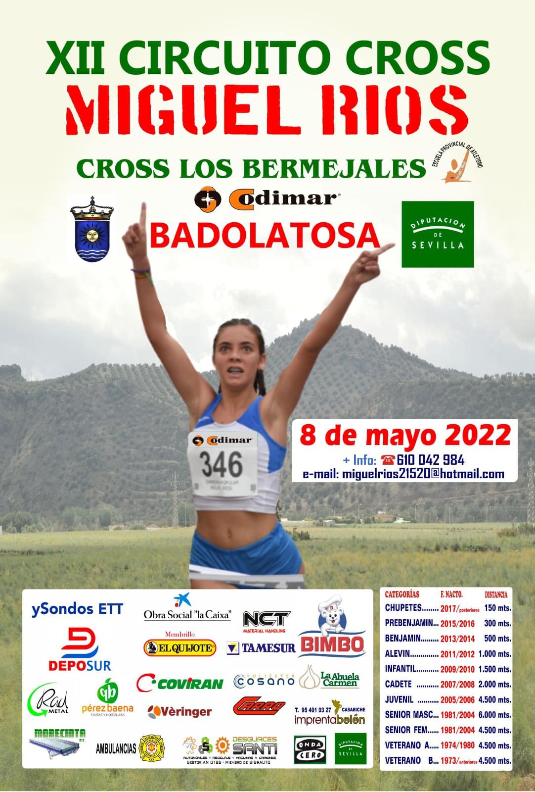 CARTEL CROSS LOS BERMEJALES
