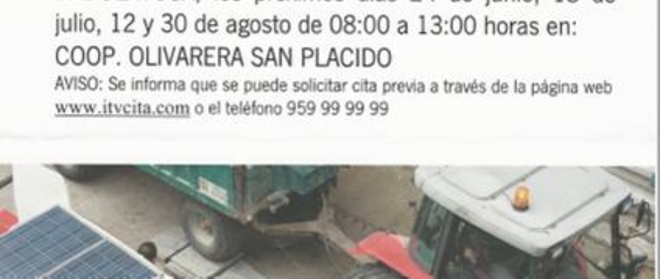 ITV AGRICOLA VERANO 2019