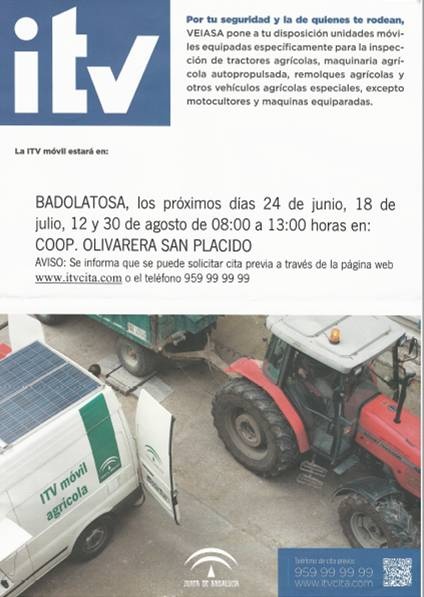 ITV AGRICOLA VERANO 2019