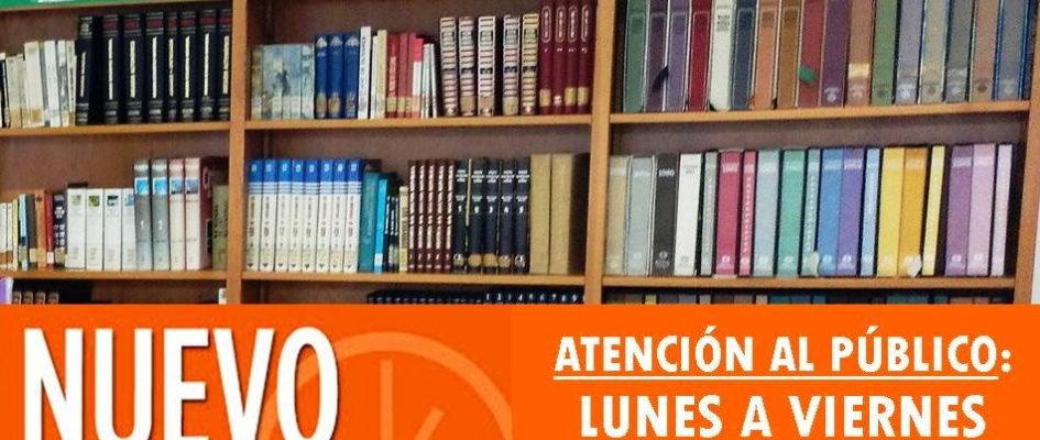 NUEVO HORARIO BIBLIOTECA