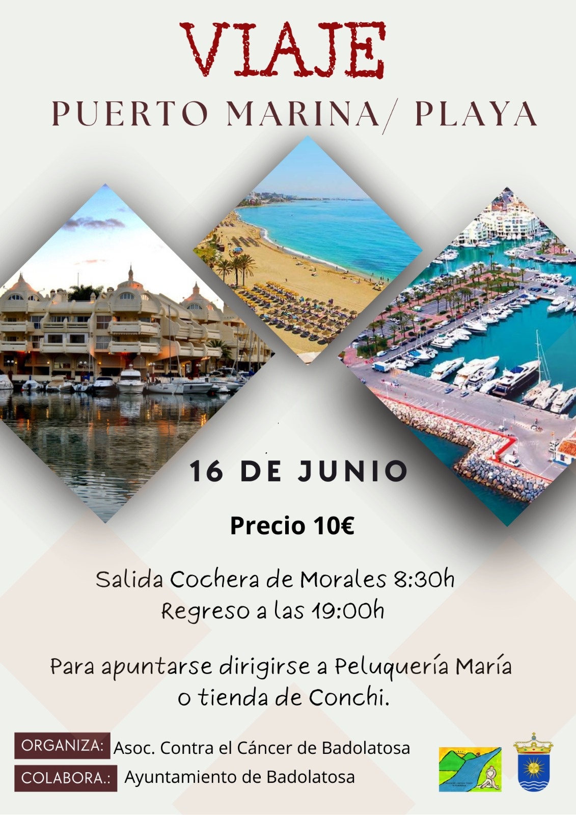 VIAJE ASOCIACION CANCER PLAYA 16JUNIO