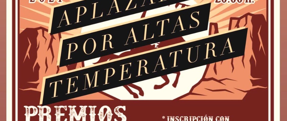 aplazada carrera cintas caballo