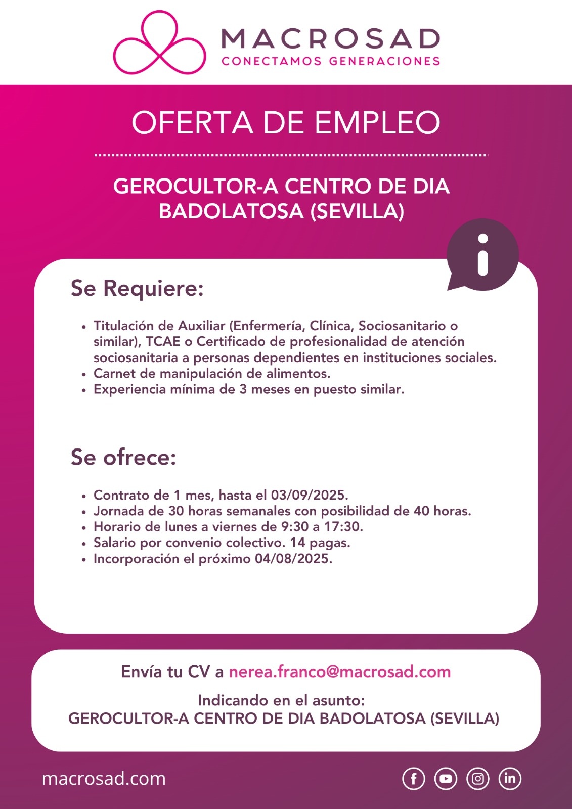 gerocultora centro dia badolatosa