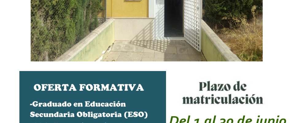 matricula escuela adultos bado