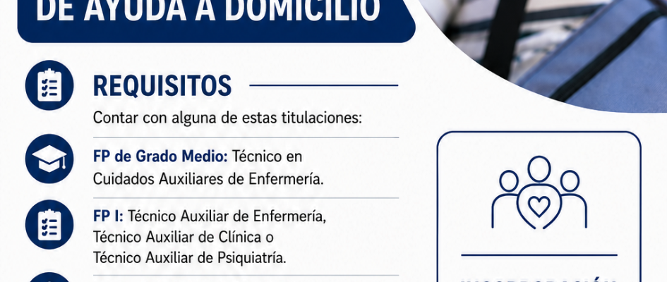 oferta empleo ayuda domiclio