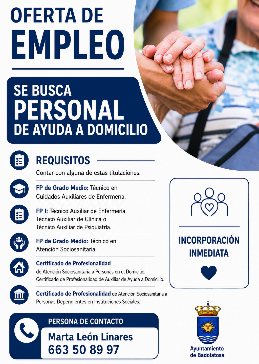 oferta empleo ayuda domiclio