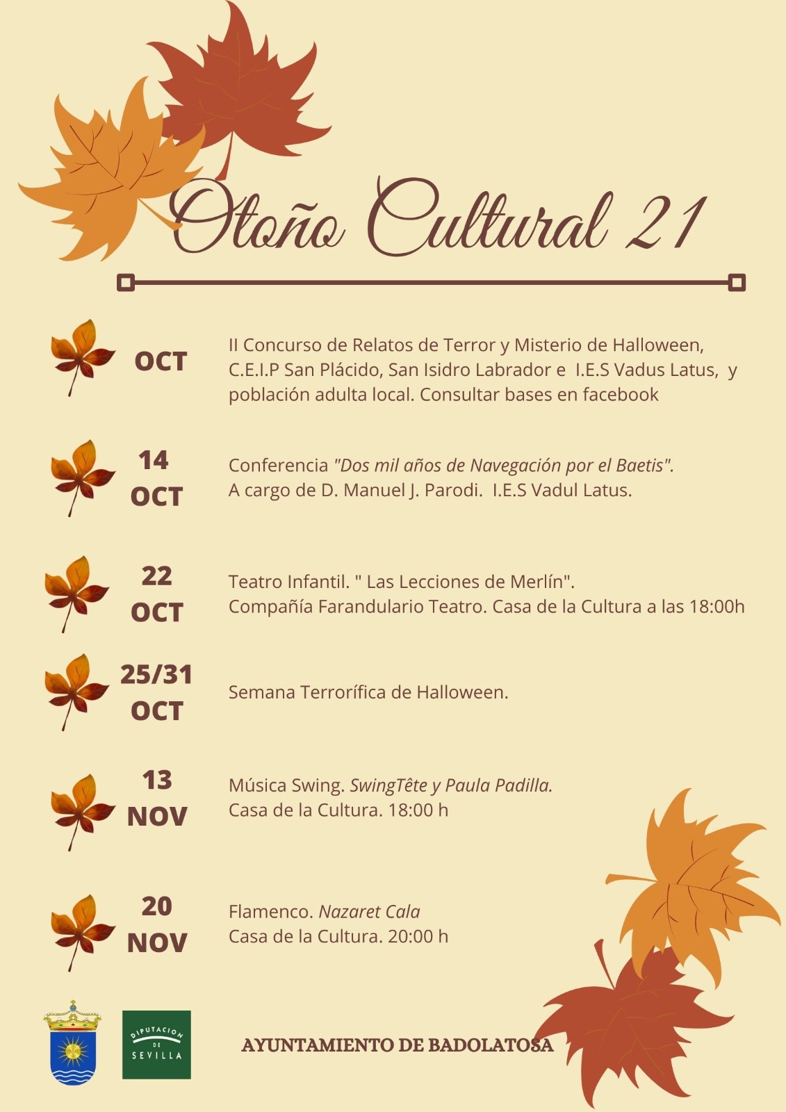 otoño cultural badolatosa 2021