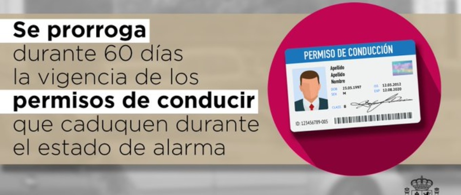 prorroga permisos conducir