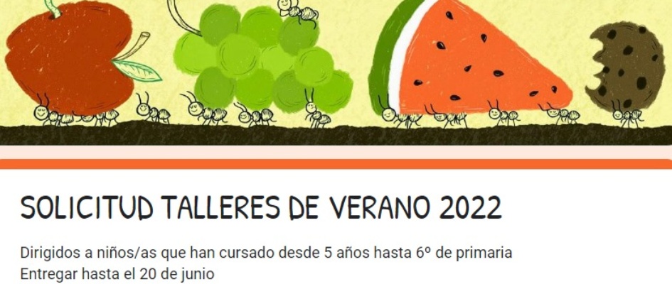 solicitud talleres de verano