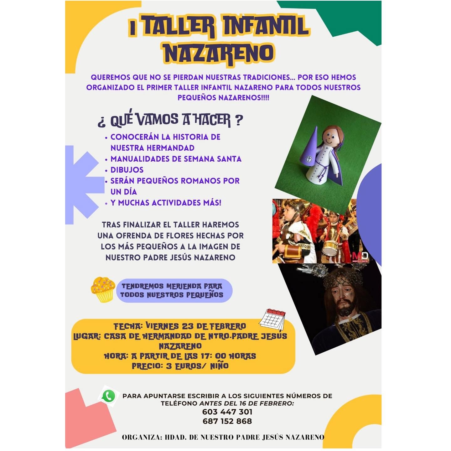 taller infantil hdad de jesus