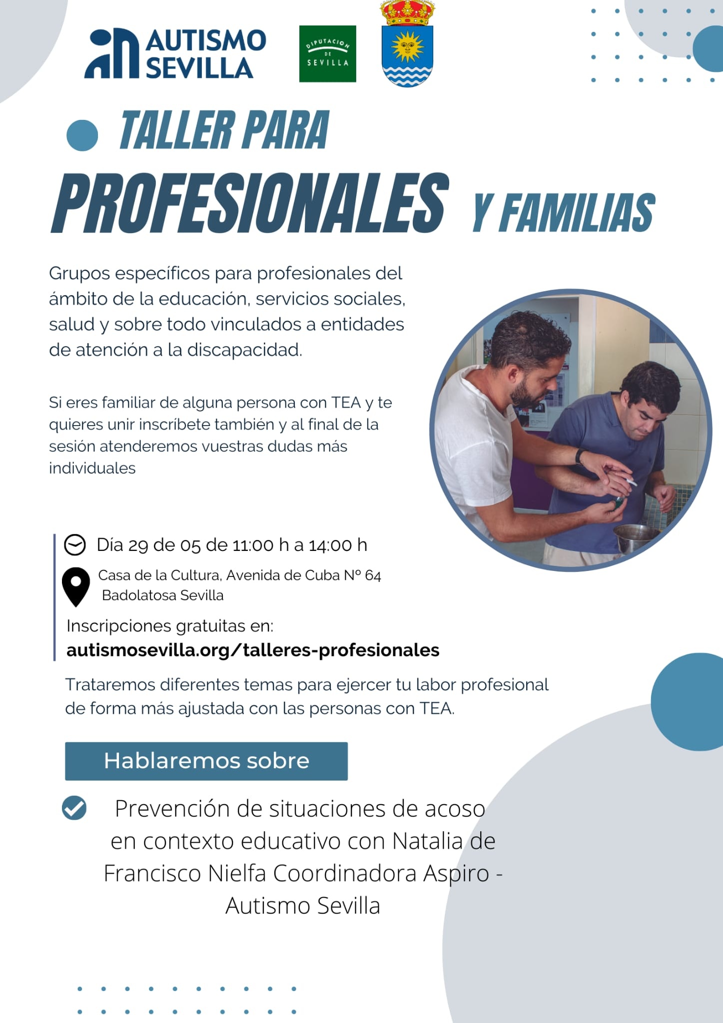 taller prof y familias autismo 29 mayo