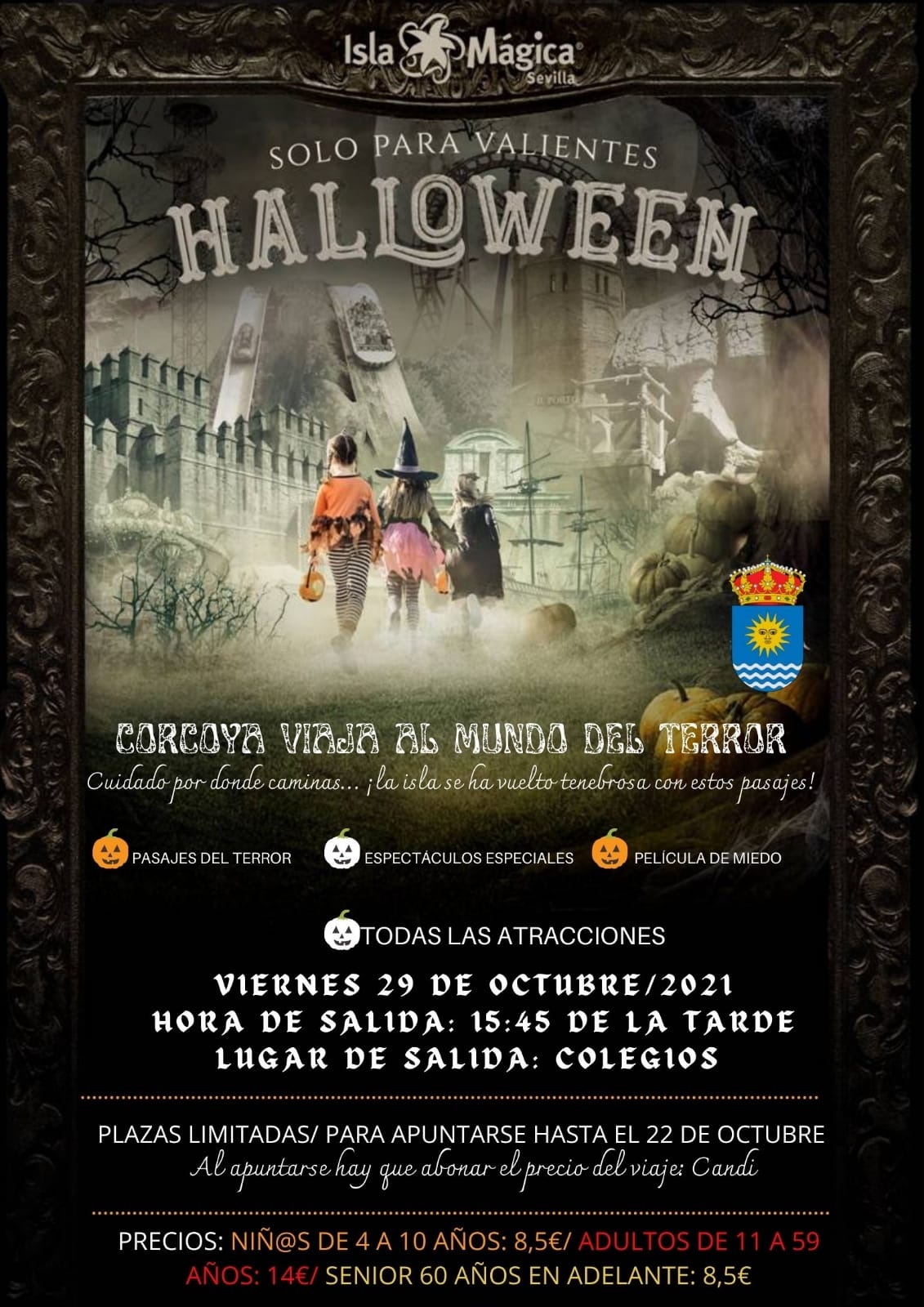 viaje a isla magica halloween 2 corcoya