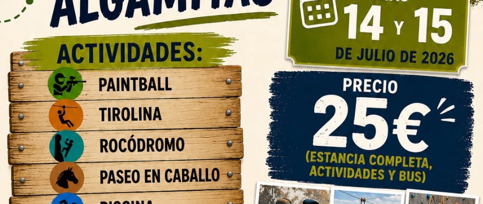 campamento algamitas julio 2026