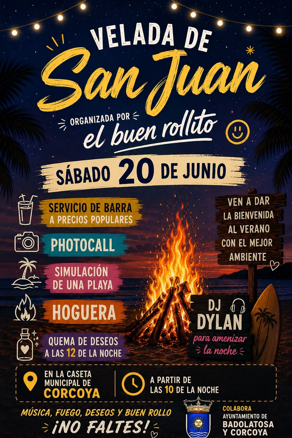 velada san juan en corcoya