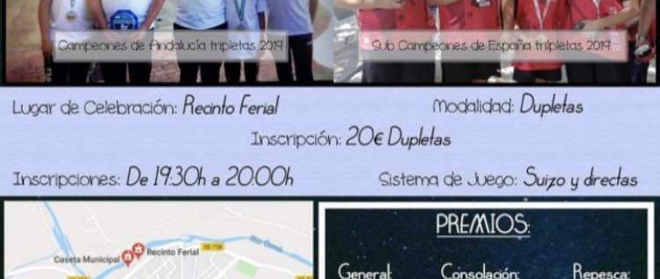 i maraton nocturno abierto petanca