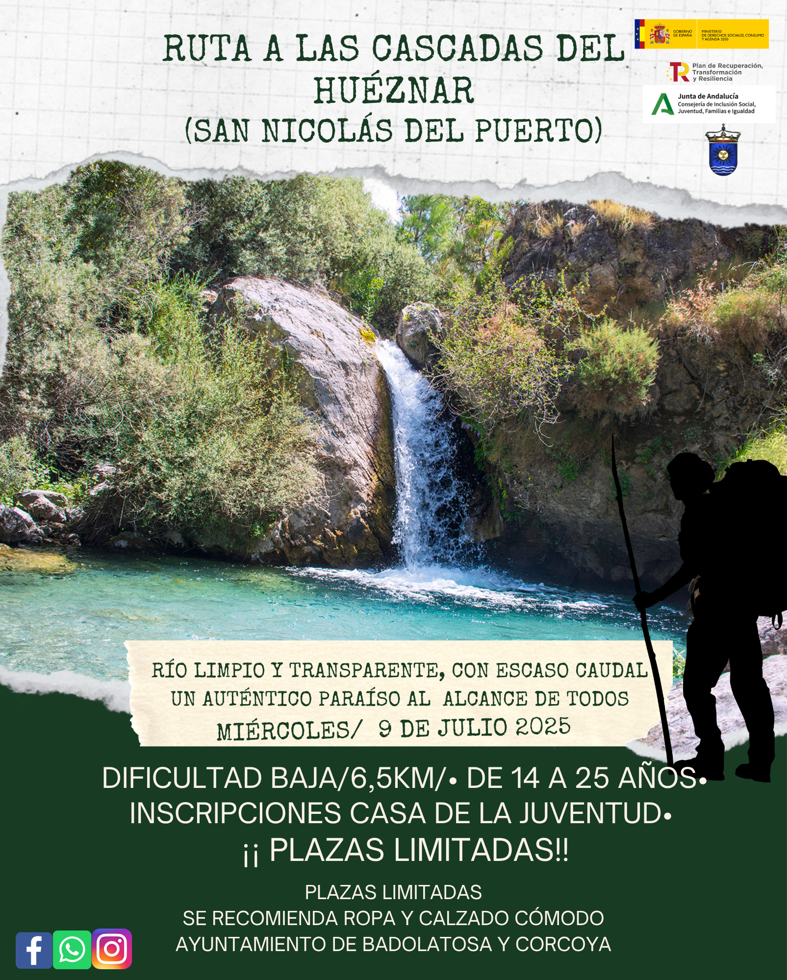 ACTIVIDAD CASCADA DE HUÉZNAR