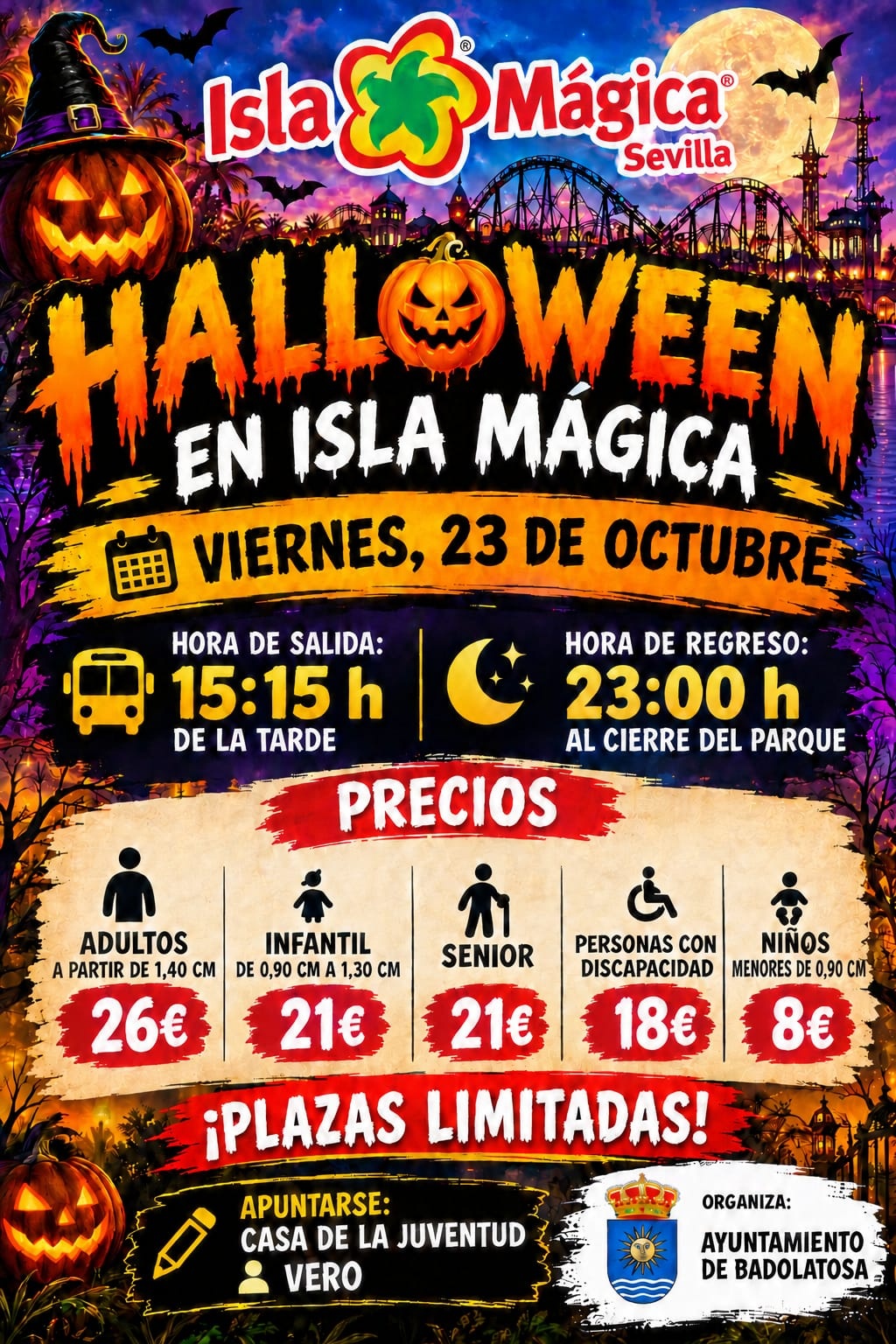 BADO HALLOWEEN ISLA MAGICA