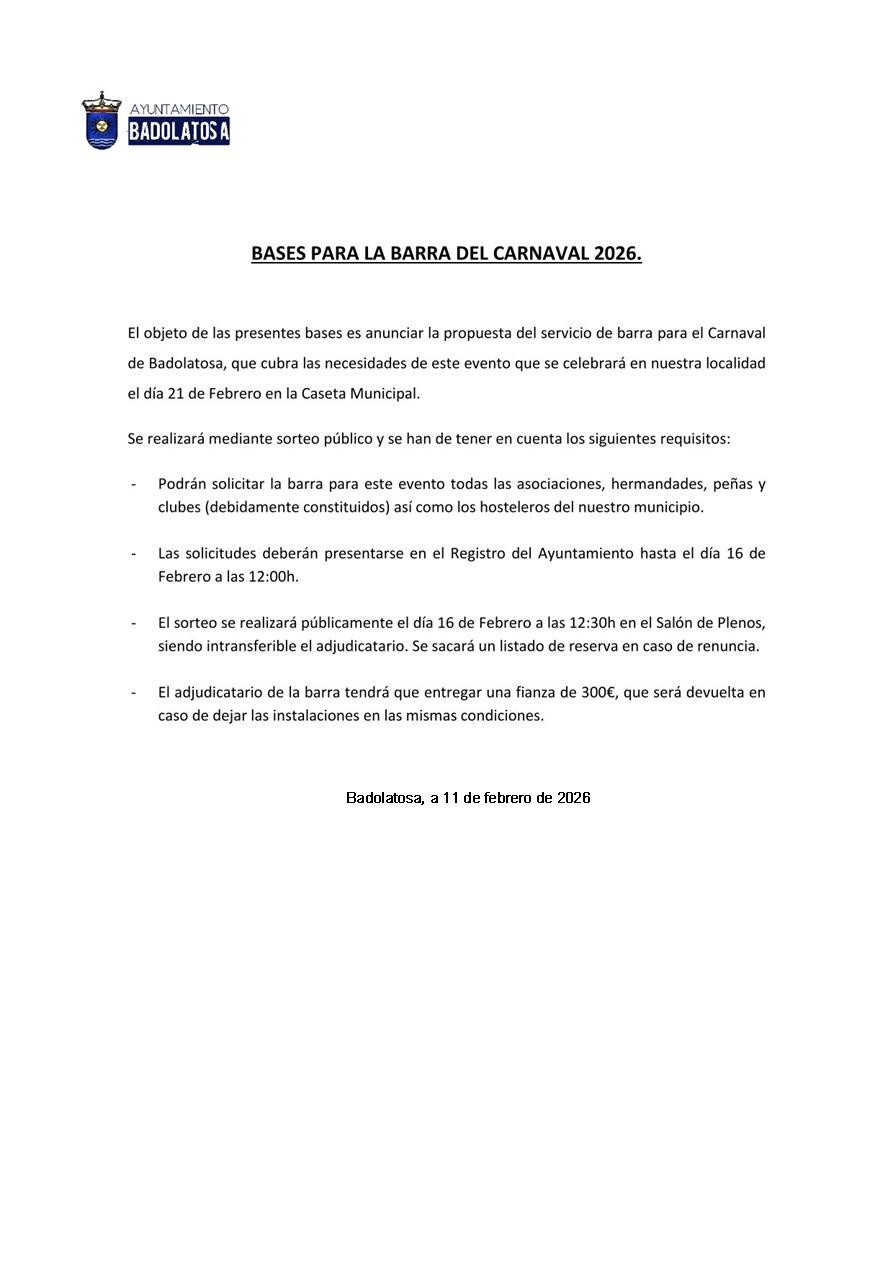 BARRA carnaval 2026-1