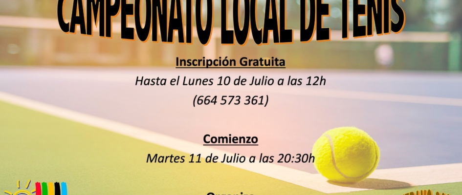 CAMPEONATO LOCAL TENIS 2023