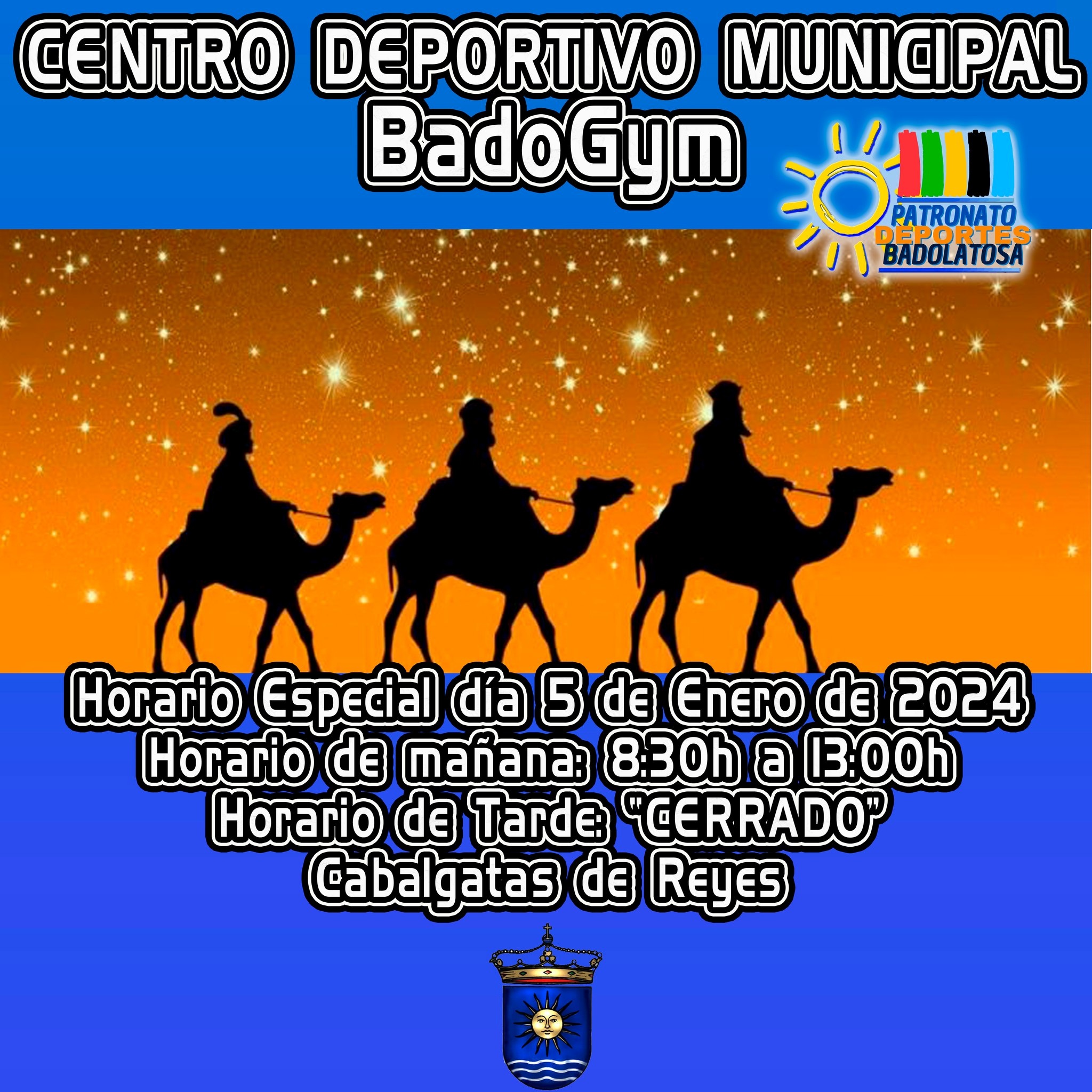 CIERRE TARDE 5 ENERO BADOGYM