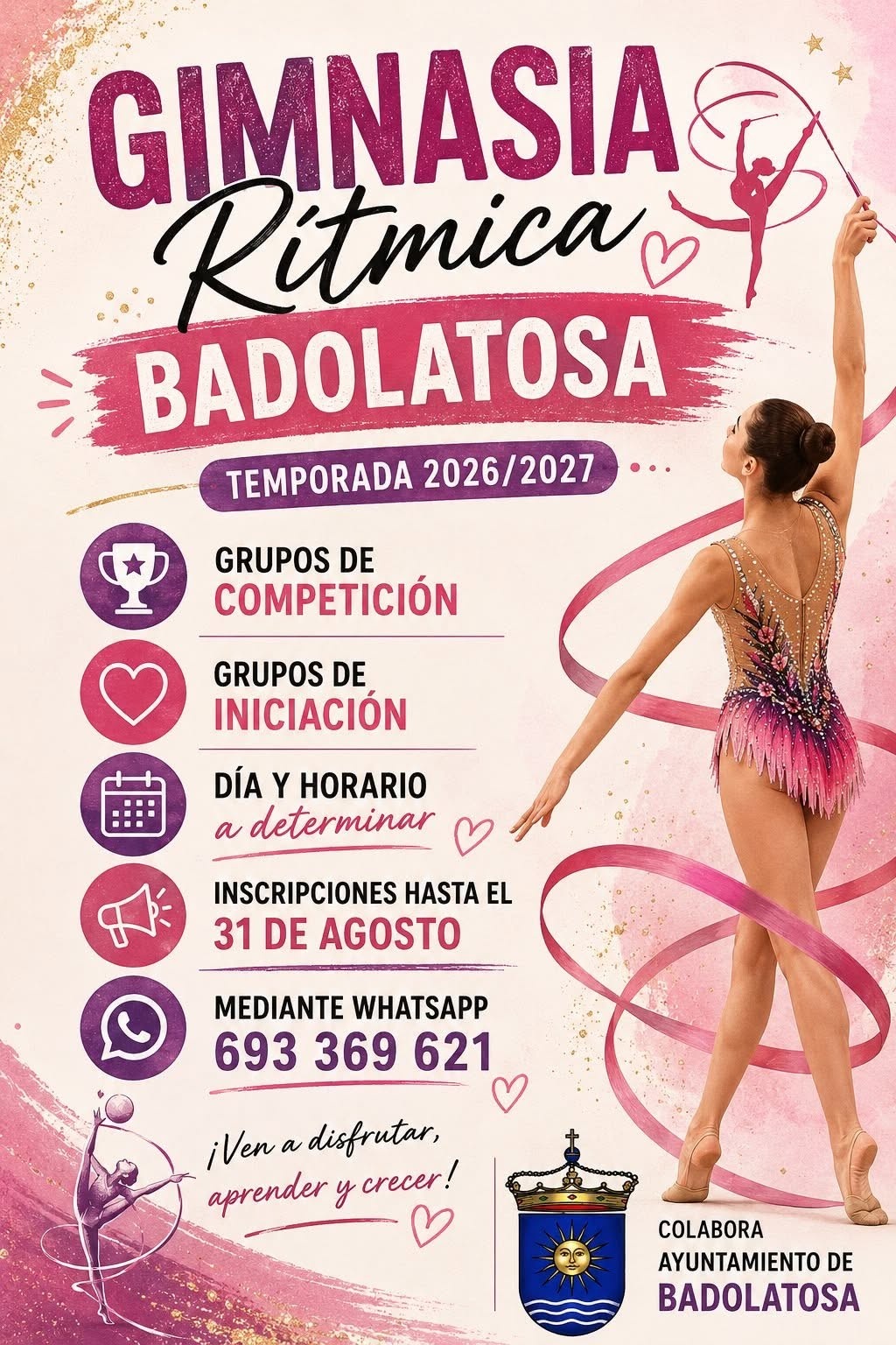 INSCRIPCION GIMNASIA RITMICA