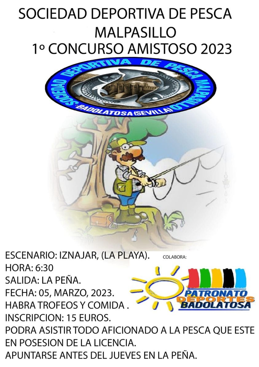 PRIMER AMISTOSO DE PESCA