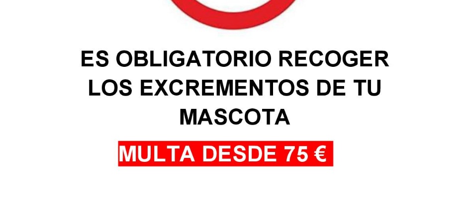 RECOGER EXCREMENTOS MASCOTA