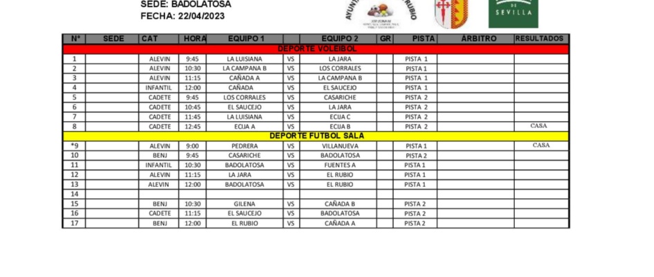 SEDE JORNADA MULTIDEPORTE