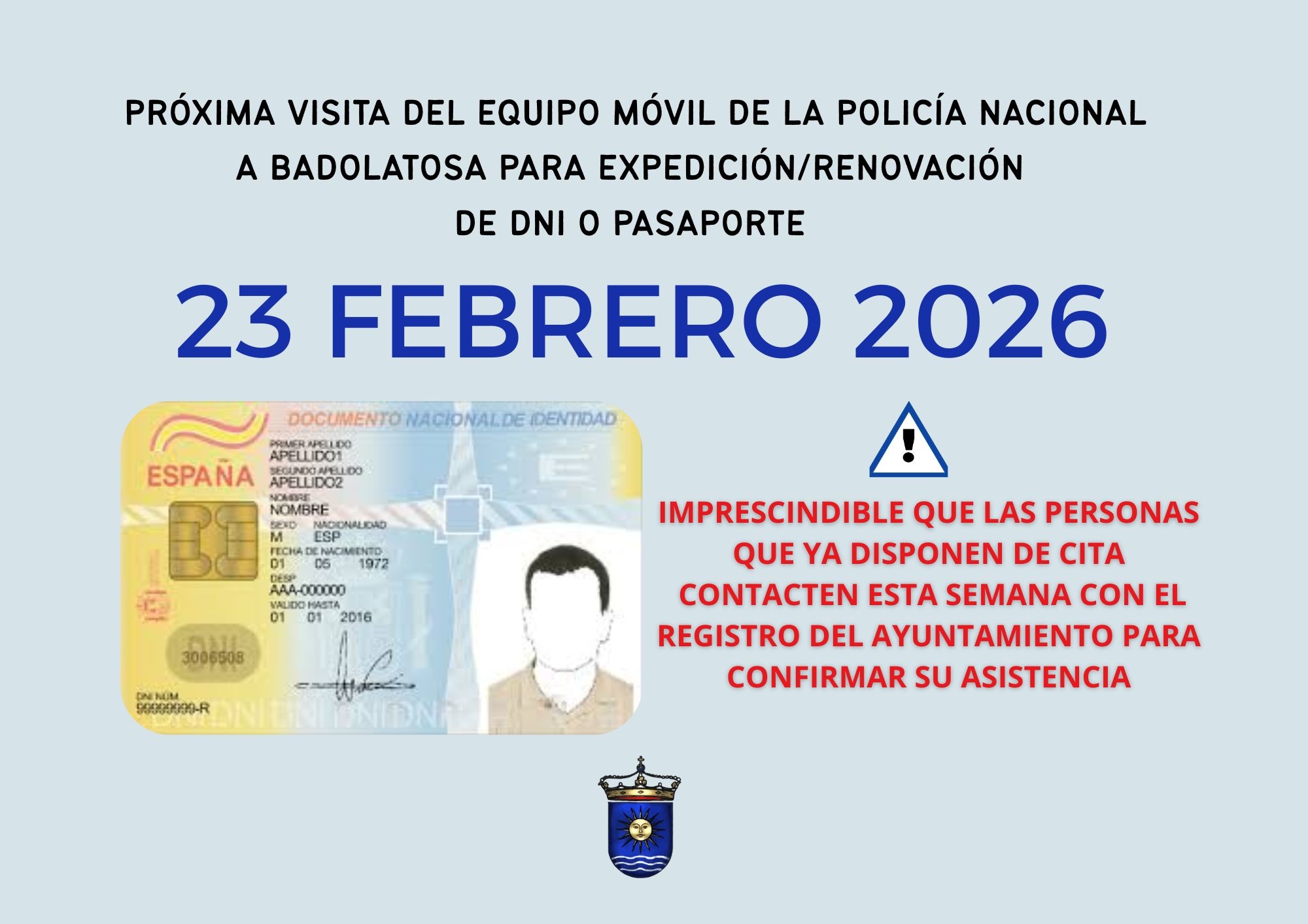 VISITA DNI 23 FEBRERO
