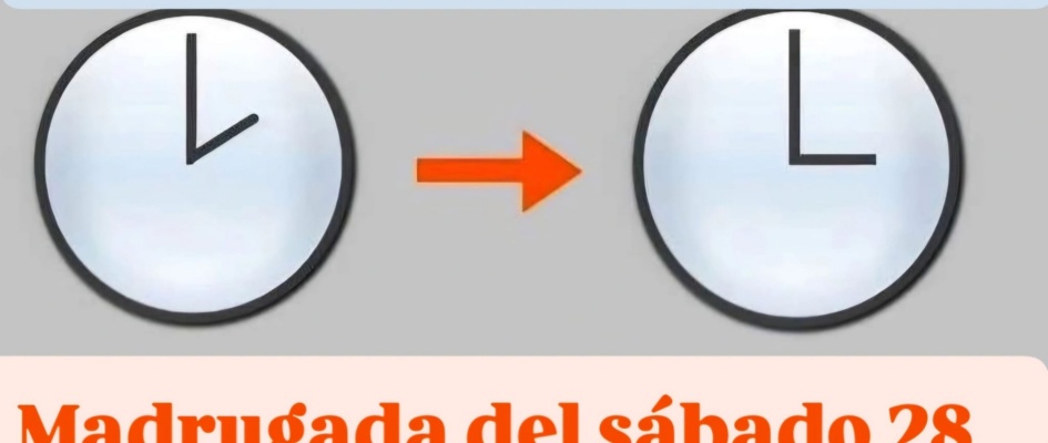 bado horario verano 2026