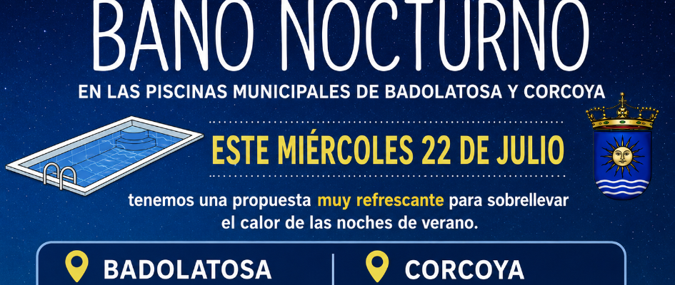 baño nocturno 22 julio 2026