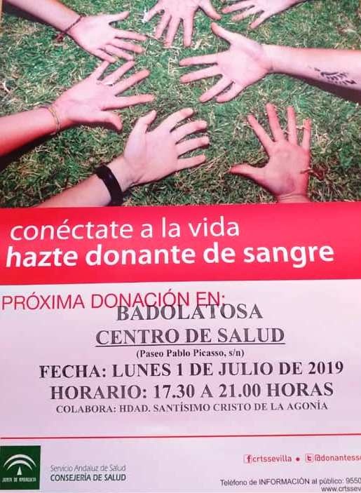 cartel donacion sangre badolatosa 1 julio